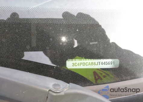 2018 Dodge Journey Se from USA, damaged, VIN 3C4PDCAB6JT445691